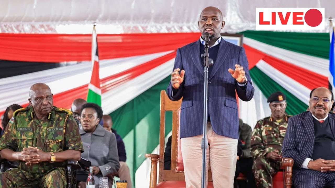 Live: CS Murkomen Launching Usajili Mashinani, Mobile ID registration and sensitization, Kapenguria