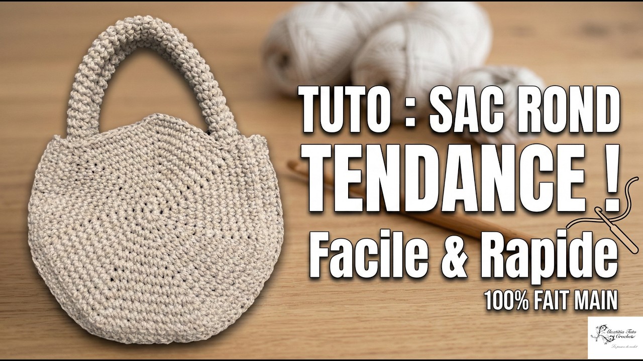 Sac à main au crochet @Alextitia Tuto Crochet