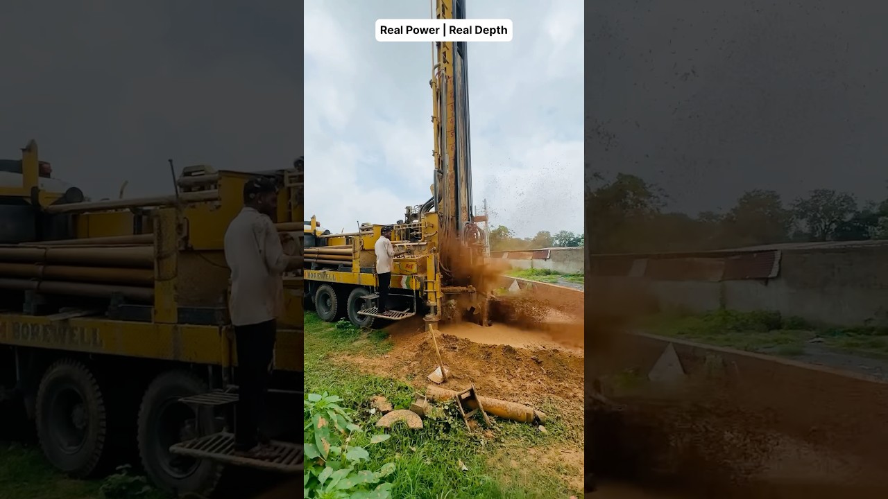 DTH 1000 – Truck-Mounted Drilling Rig | DTH + Rotary Combo, 300-meter capacity. 