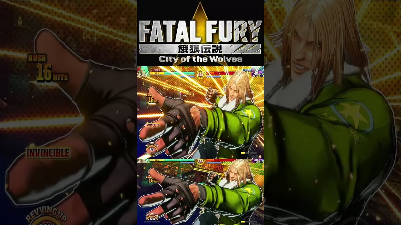 Rock VS Terry Combo (Fatal Fury: City of the Wolves) 