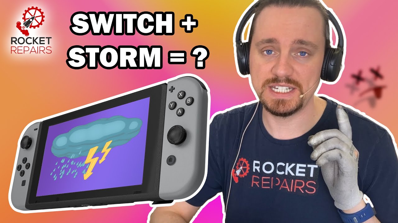 CAN A NINTENDO SWITCH SURVIVE A RAIN STORM? Nintendo Switch Liquid Damage Repair - How bad is it?
