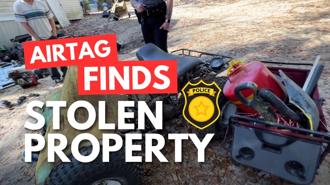 Stolen Property Recovered by Police! 👮‍♂️ AirTag Leads the Way | Part 3 #cops #airtag