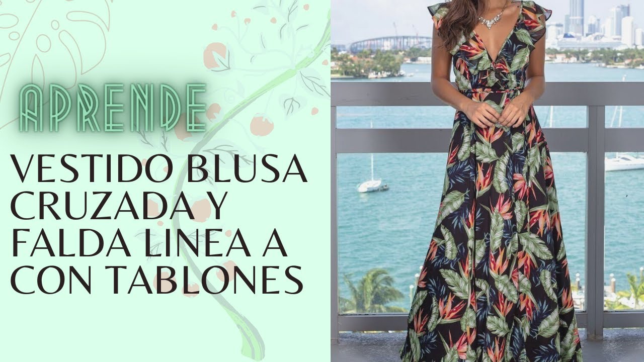 VESTIDO DE VERANO PASO A PASO /CURSO DE COSTURA GRATIS.