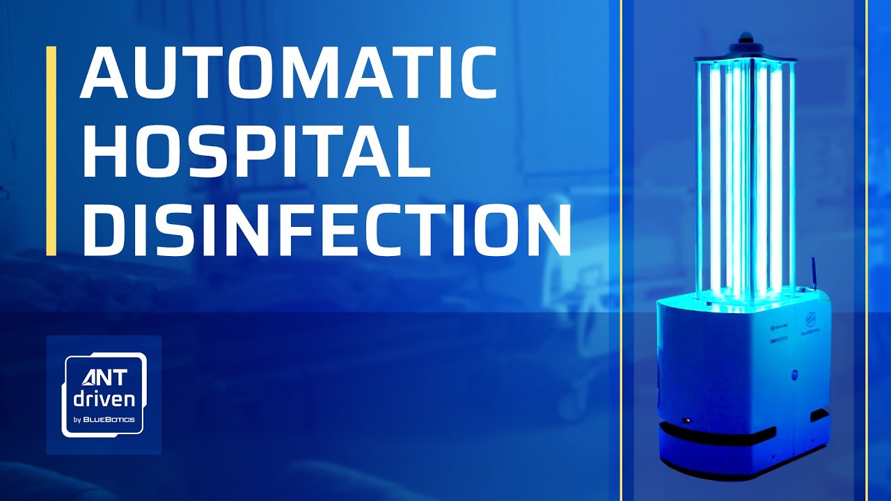 Automating Hospital Disinfection with the mini&trade; UVC Robot (Success Story) | ANTdriven.com
