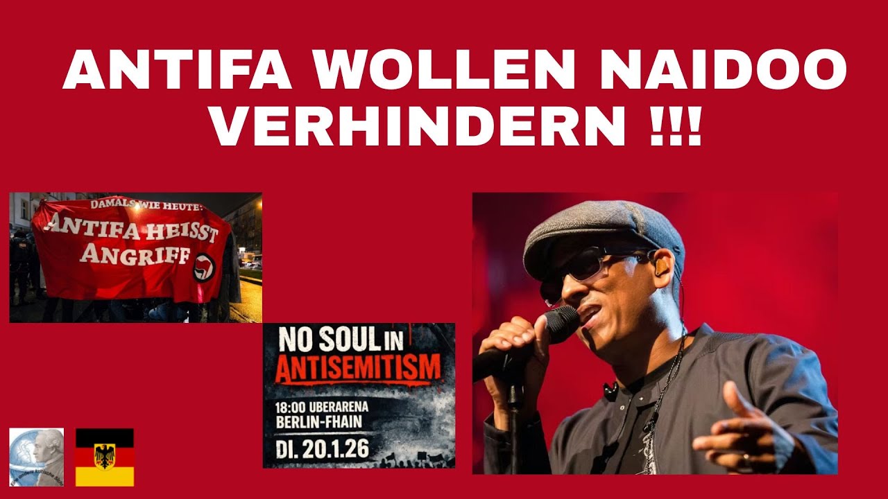 Die Antifa wollte das Xavier Naidoo Konzert in Berlin verhindern !!!