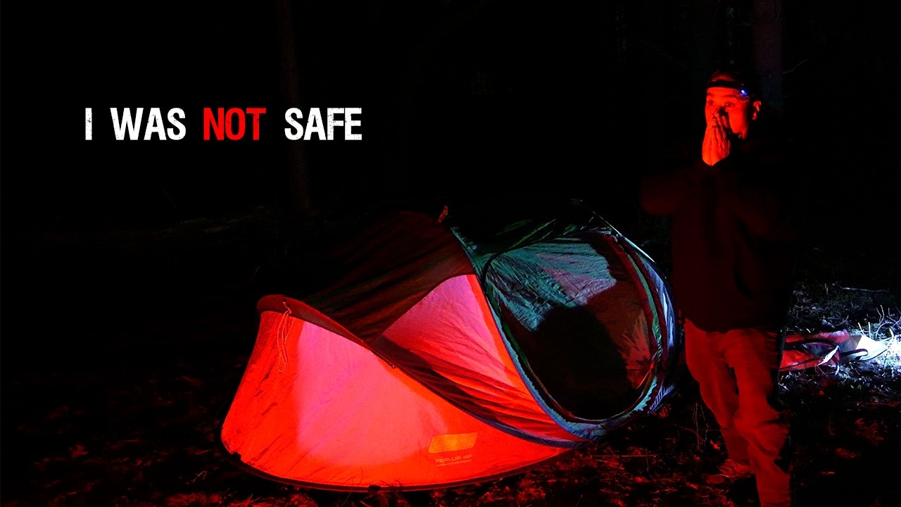 Camping becomes DANGEROUS - TERRIFYING night in the forest