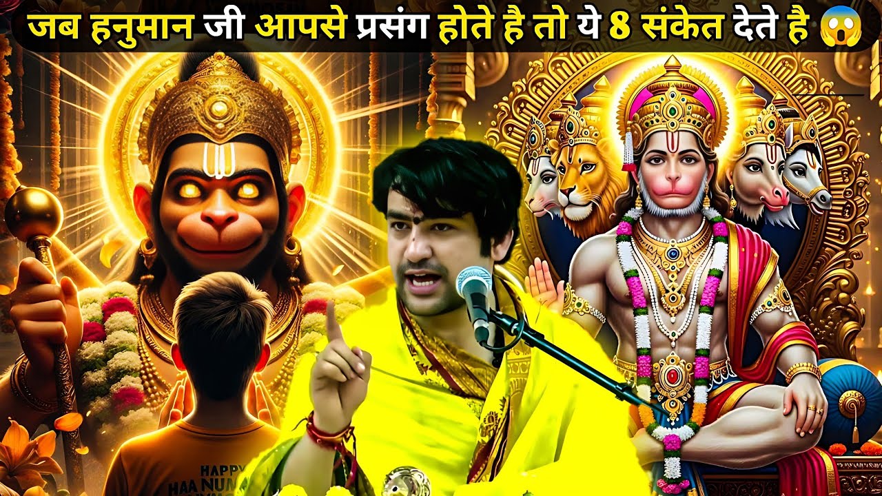 जब हनुमान महाराज आपसे प्रसंग होते है तो अक्प ये 8 संकेत देते है 😱|| BAGESHWAR DHAM 🚩🕉️ ||#viralvideo