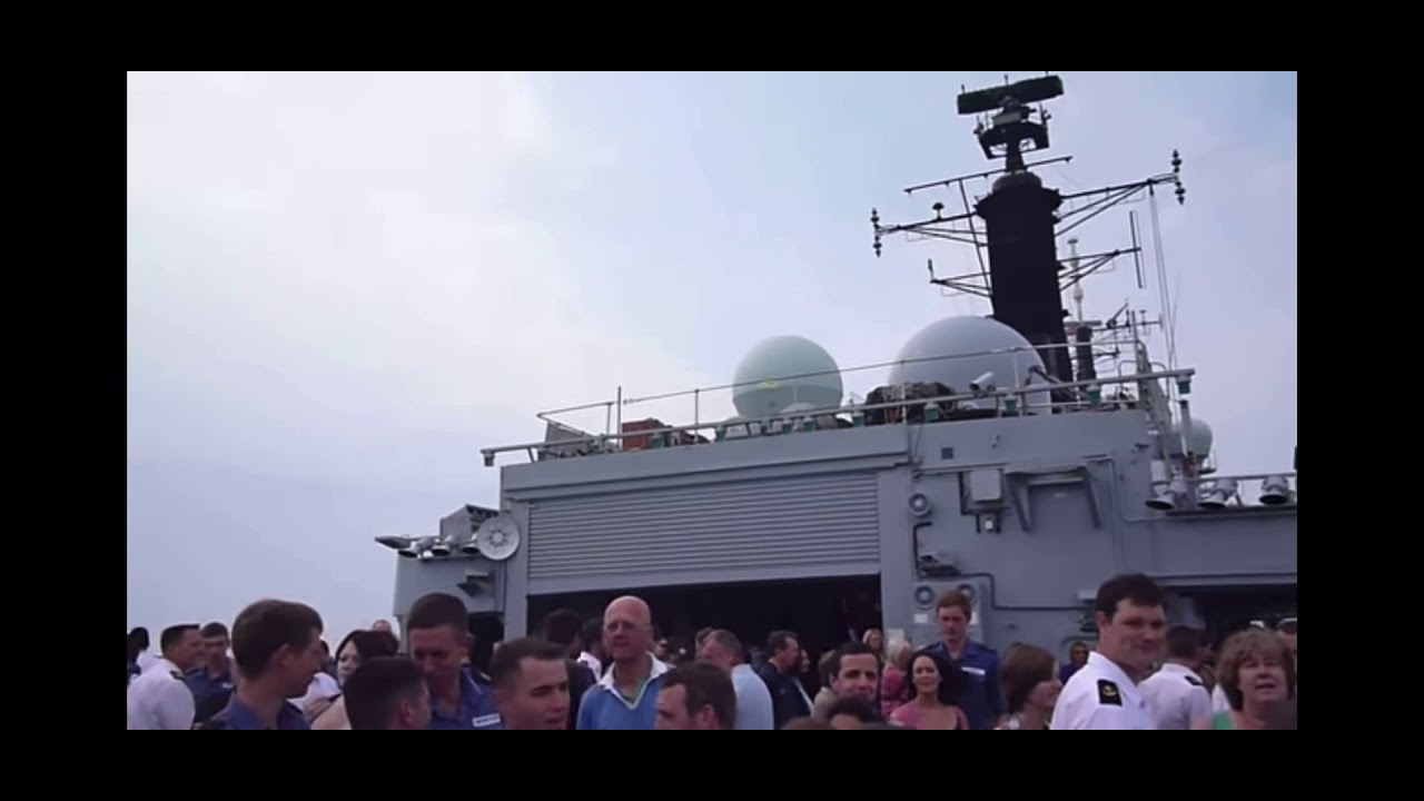 HMS York at full speed