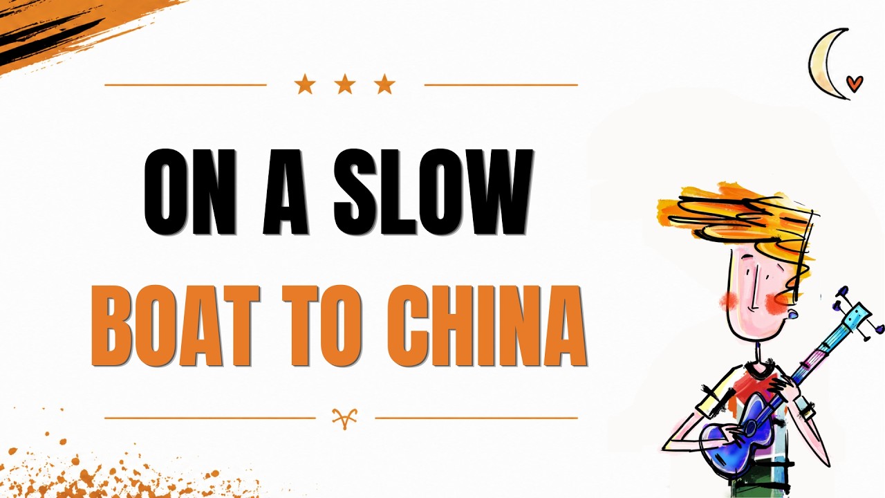 On A Slow Boat To China - jazz fingerstyle ukulele tutorial
