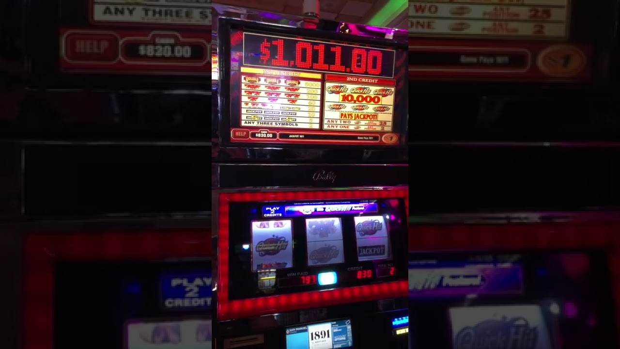 3 Quick Hits for $1,011 Jackpot