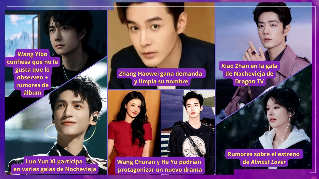 🔴 XIAO ZHAN, LUO YUN XI Y LIU YU NING EN GALAS | WANG YIBO, HE YU, ZHAO LU SI, ZHANG HAOWEI Y MÁS