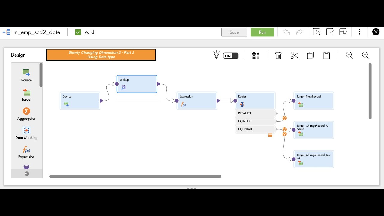 IICS | Медленно меняющееся измерение 2 — Часть 2 | #informatica
