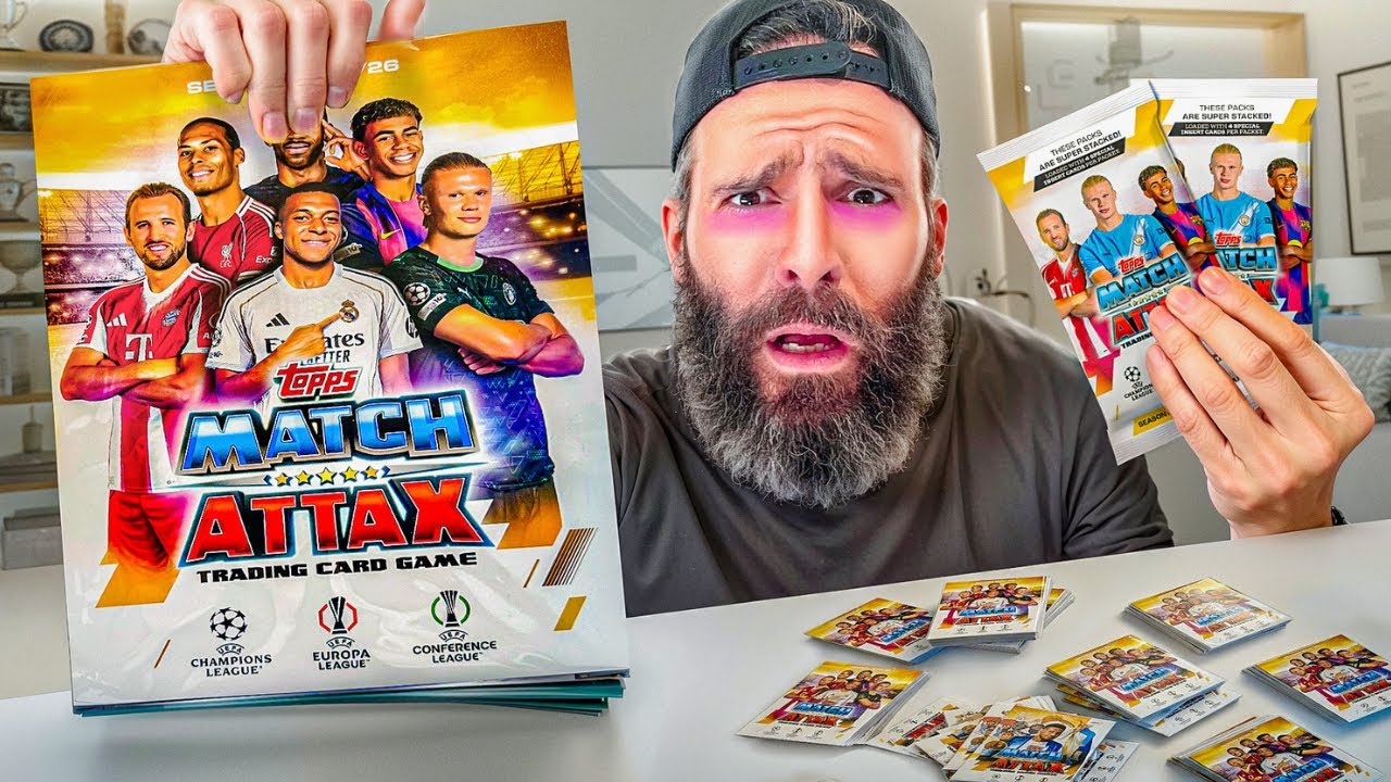 Completei o Álbum Match Attax 2025/26 em 1 Vídeo