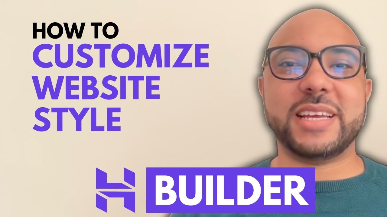 How to Customize the Website's Style in Hostinger Website Builder