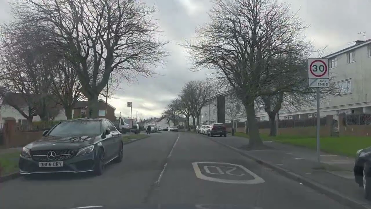 From Heworth Metro Station to Willows Housing Estate | UK Road Tour