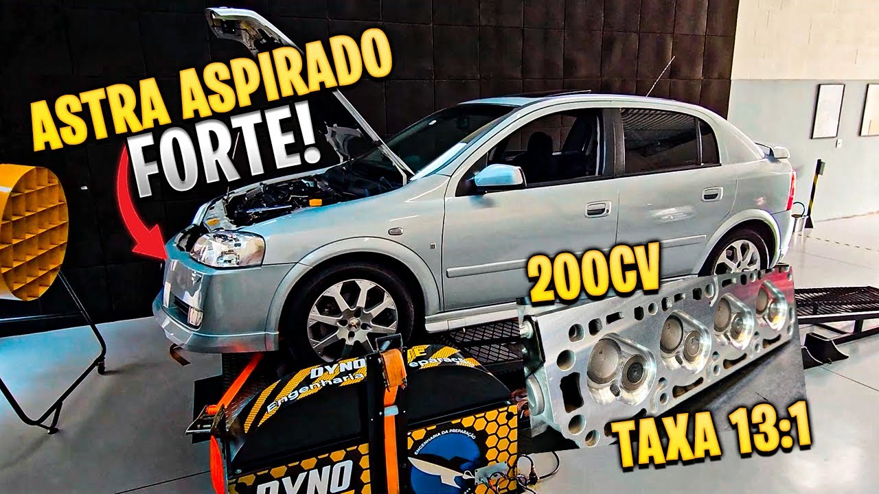 CABEÇOTE STUMPF COM DIMPLES Novo Record de Potência! Astra 8V Aspirado forte com taxa!