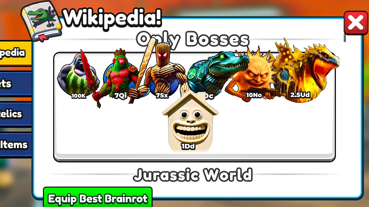 Unlocking EVERY FINAL BRAINROT In Brainrot Evolution Roblox!