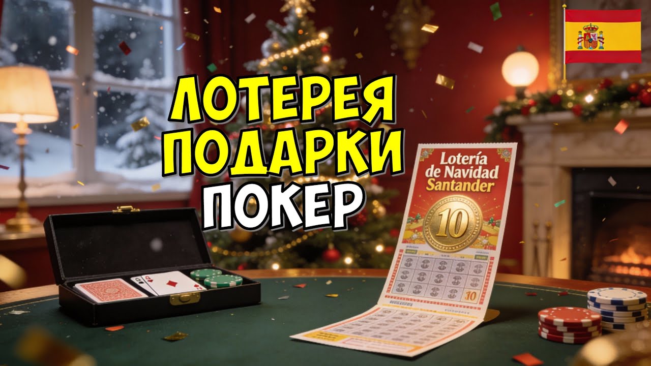 ПОДАРКИ ДЕТЯМ НА РОЖДЕСТВО 🎁 | Сантандер: лотерея de Navidad + распаковка покер-набора