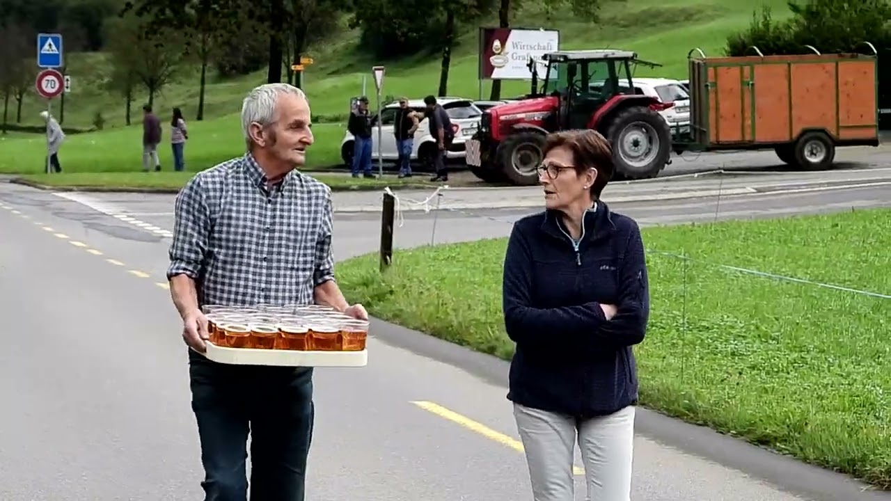 alpabfahrt trübsee untertrübsee nach ennetmoos 24  September 2024