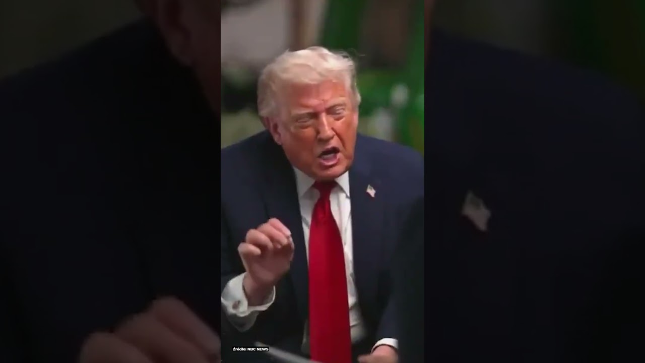 DONALD TRUMP PRZERWAŁ SW&Oacute;J WYWIAD