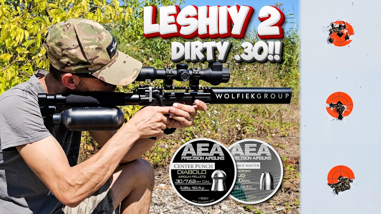 Edgun Leshiy 2: Возвращение в черном в калибре .30!!