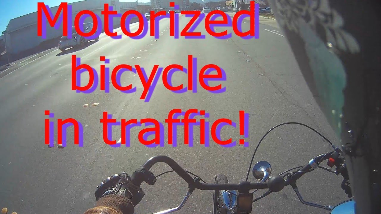 CA LEGAL Motorized bicycle in the city!