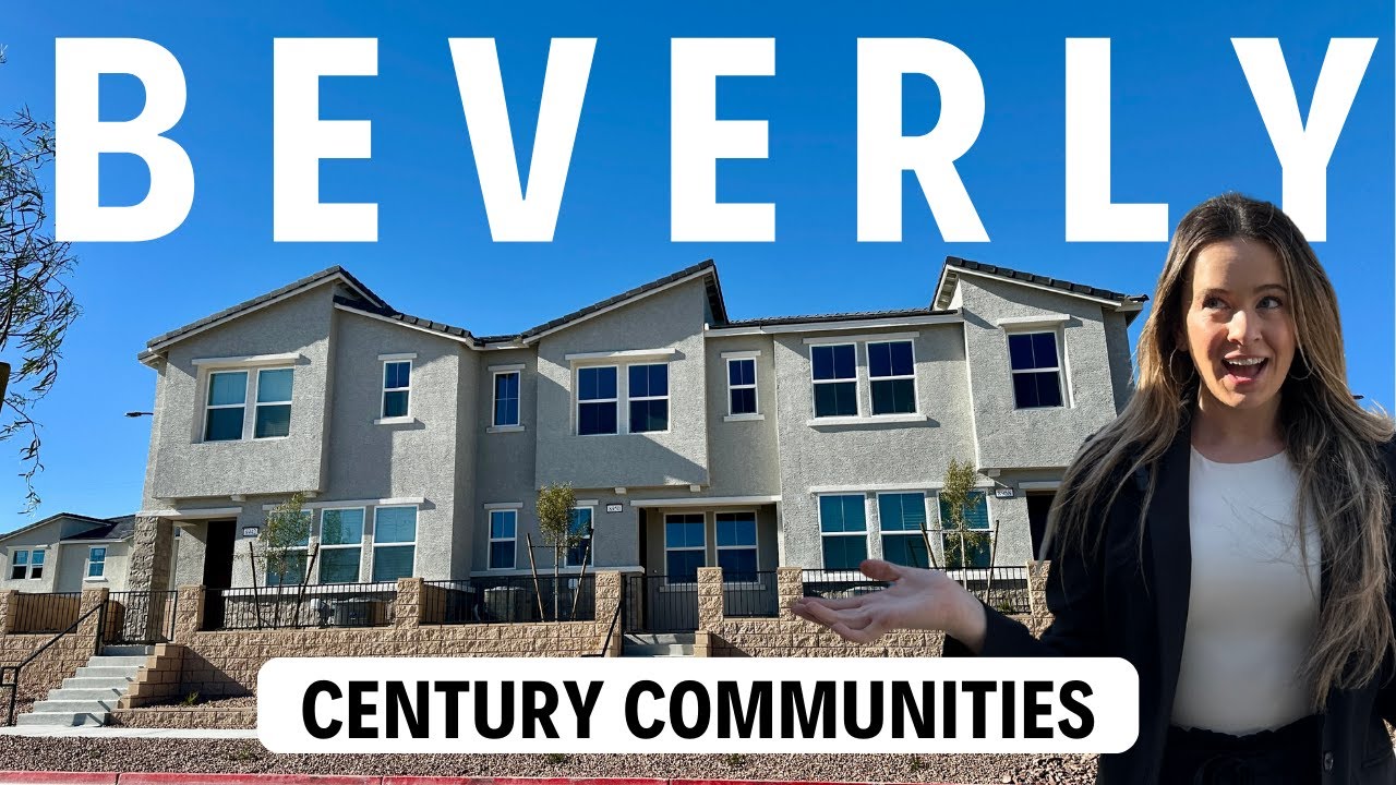 Beverly Townhome Tour | New Construction at Arroyo at Skyview, Las Vegas Pricing Starts UNDER $400K