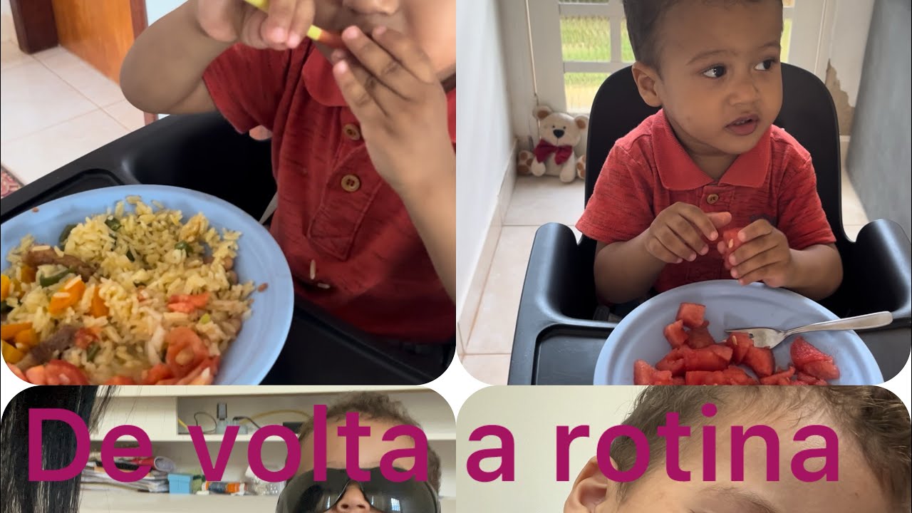 Organização na casa/café da tarde/de volta a rotina
