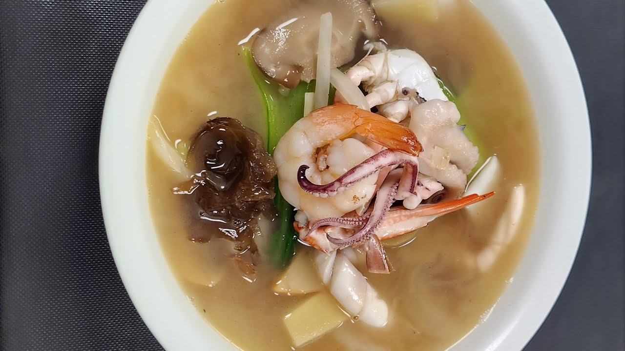 중식 백짬뽕(흰짬뽕) 만들기!! White jjamppong🍜