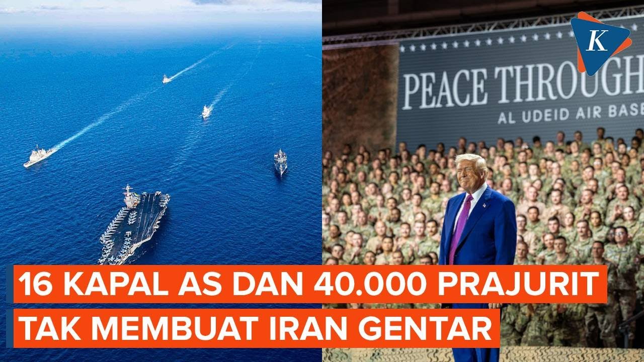 Punya 16 Kapal Perang, Armada Besar AS Tak Membuat Iran Menyerah