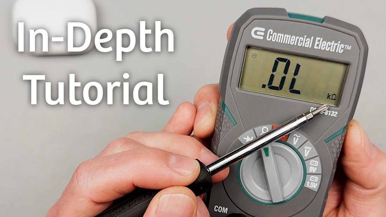 Jak używać kieszonkowego multimetru cyfrowego Commercial Electric DMM-8132