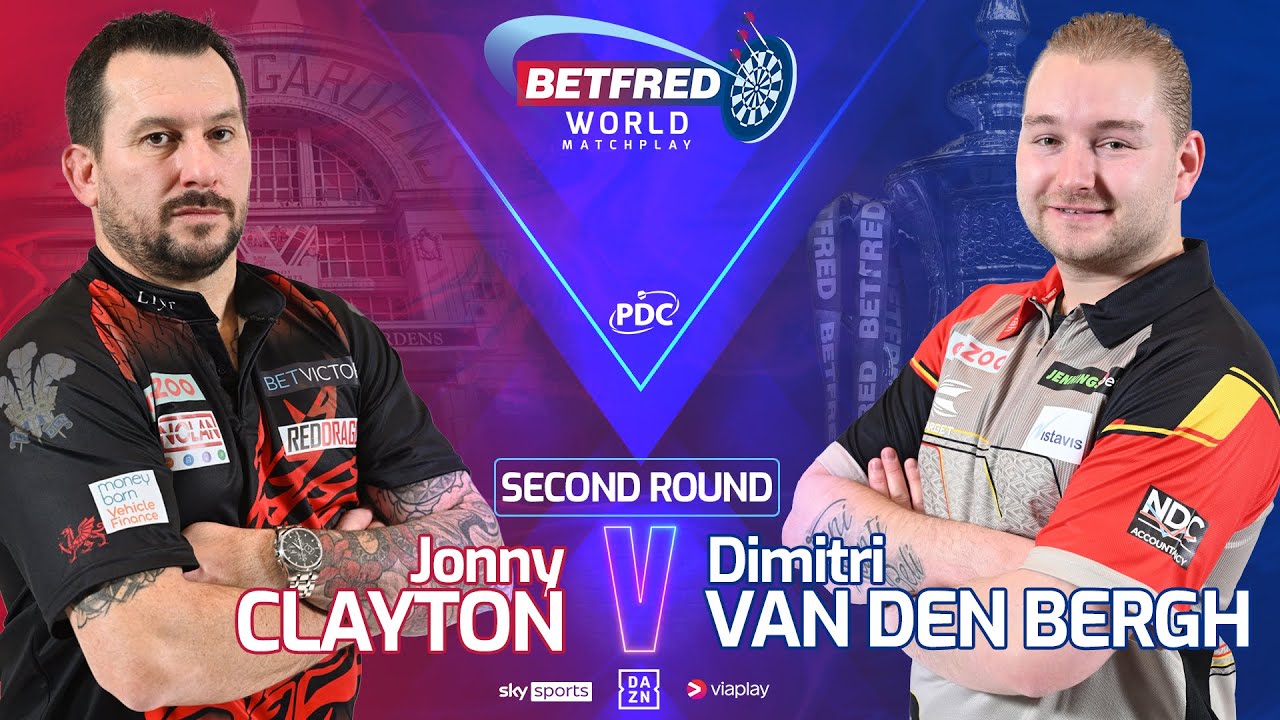 PDC World Matchplay 2023 Round 2 Jonny Clayton v Dimitri Van den Bergh 2023 07 19 HUN