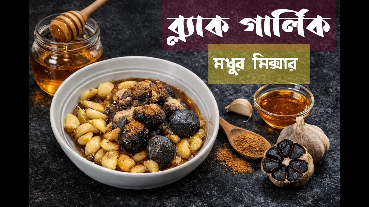 এই খাবারটা সবার খাওয়া প্রয়োজন ইন্টারনেটে এই রেসিপি পাবেন না black garlic honey.
