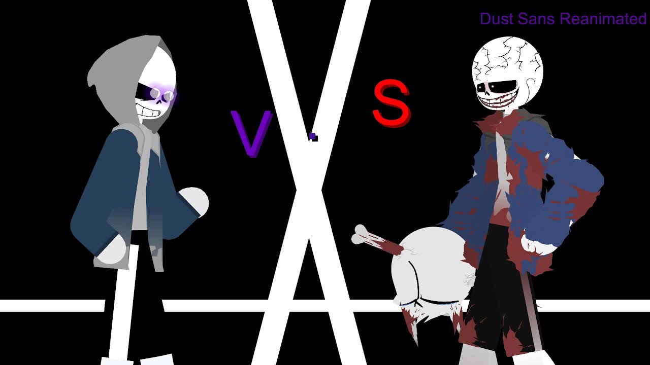 MIRRORED INSANITY! DUST!Sans VS INSANITY!Sans Phase 2 [FULL] (Read the description)