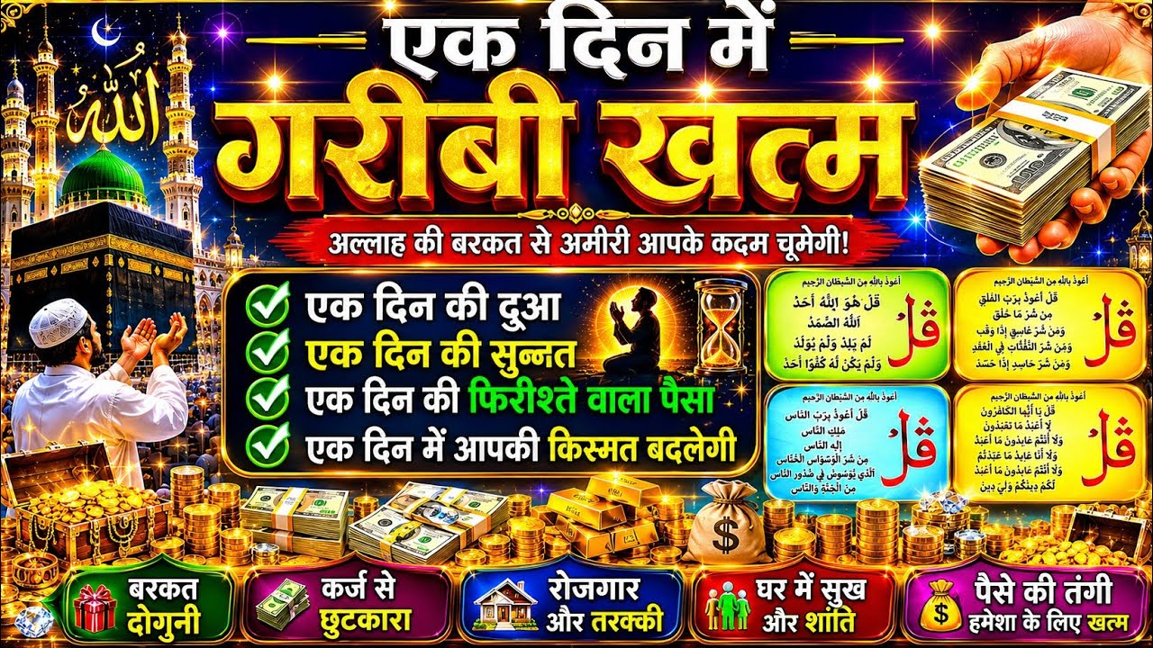 एक बार में हर ख्वाहिश पूरी कर देगी ये पावर फुल दुआ //karobaar or dukan makan me barkat ki dua