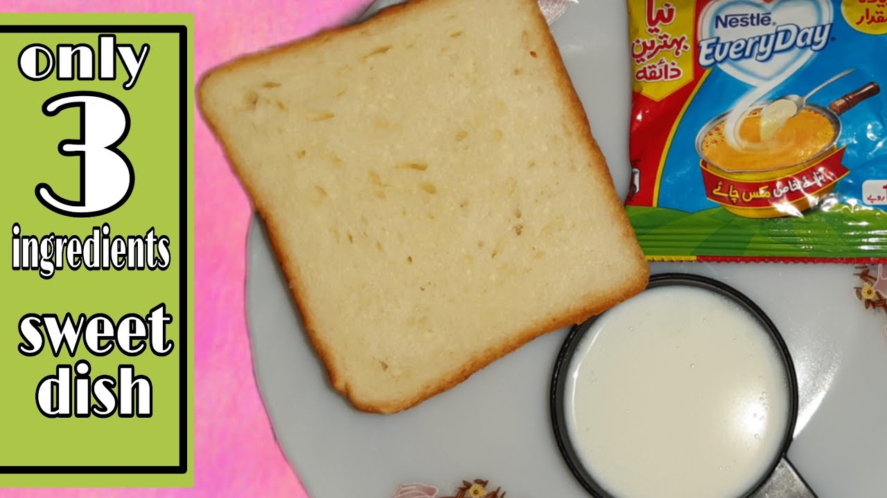 Only 3 ingredients Yummy Sweet Dish | Easy and yummy recipe in 10 minutes | Taste The Delicious