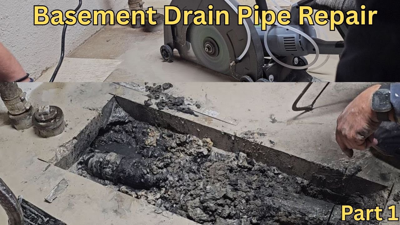Drain Pipe Repair/Replacement Under Basement Floor
