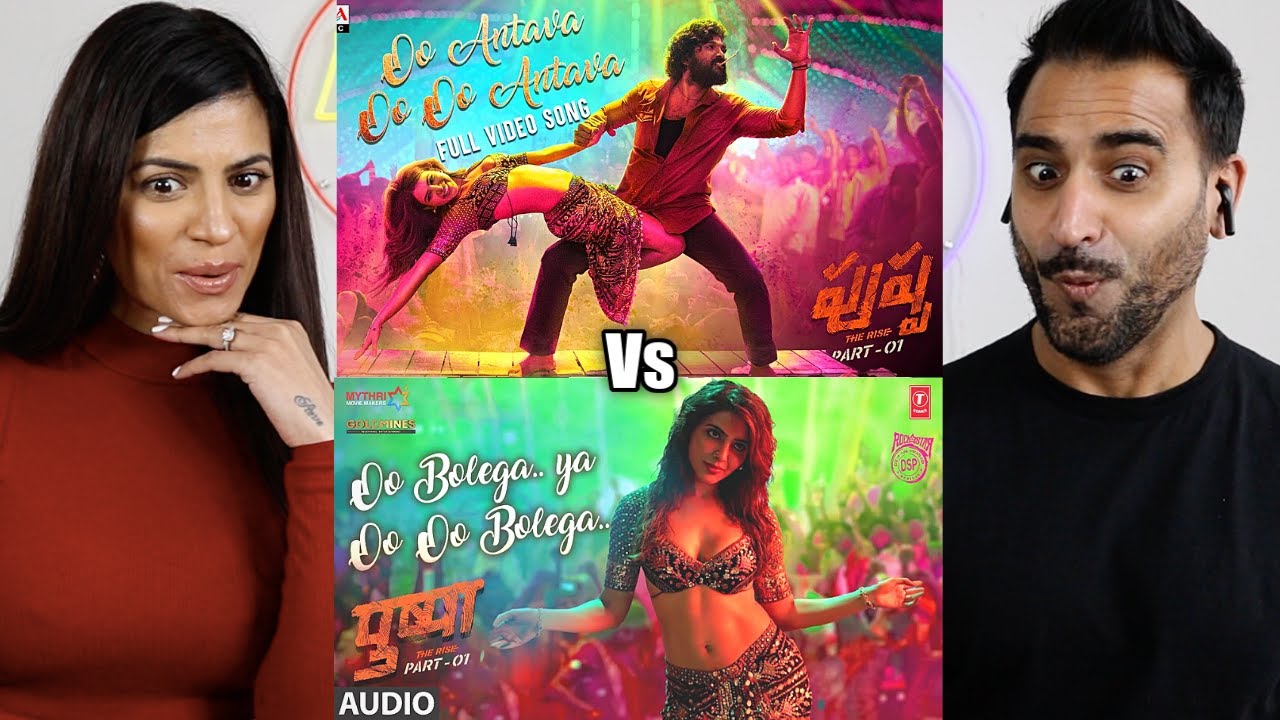 Oo Antava..Oo Oo Antava Vs Oo Bolega ya Oo Oo Bolega Ft Samantha | Pushpa | Allu Arjun | REACTION!!