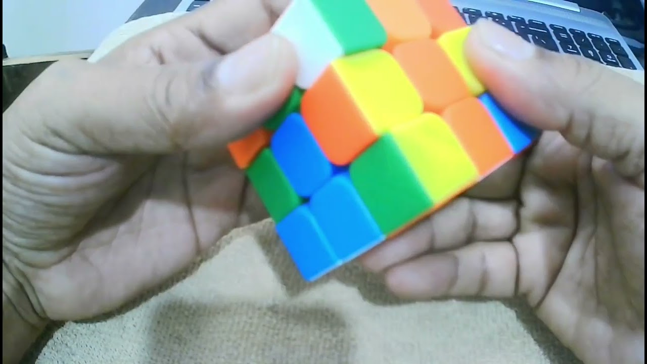 Simple step fot setting six sides of Rubik's Cube