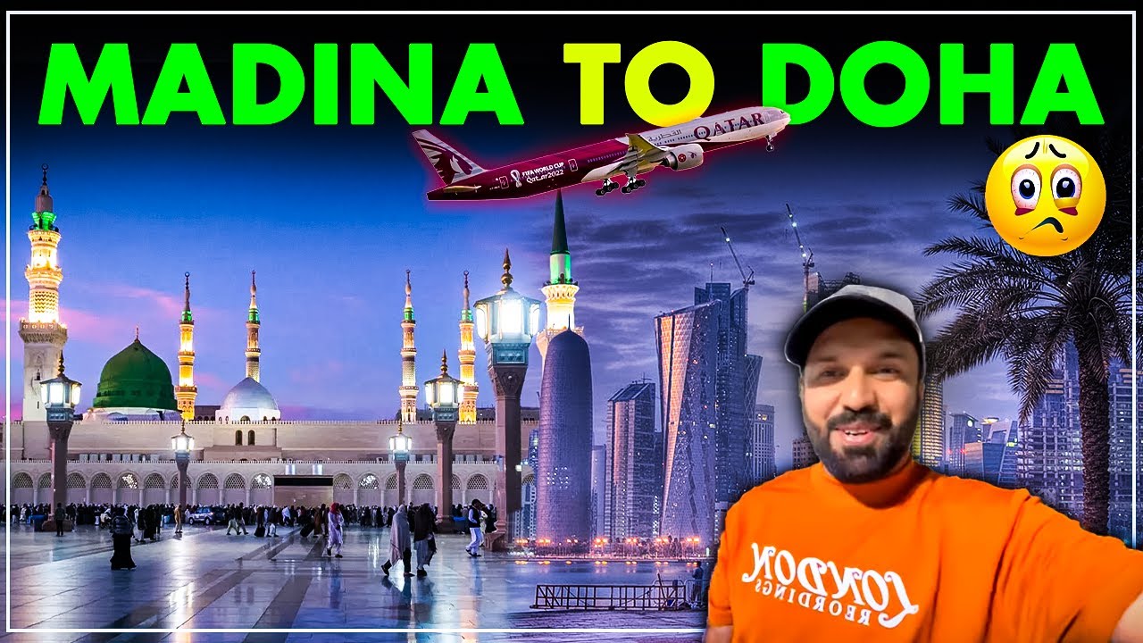 Madina to Doha Qatar | Last Salam on Rawdah Sharif | My Experience and Review | #ZubairRiaz