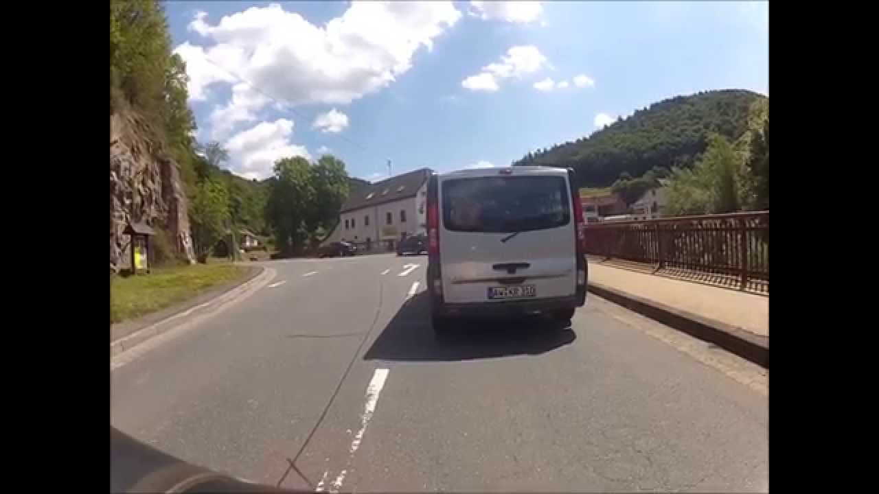 Met de Harley van Altenahr naar camping Denntal in Ahrbrück