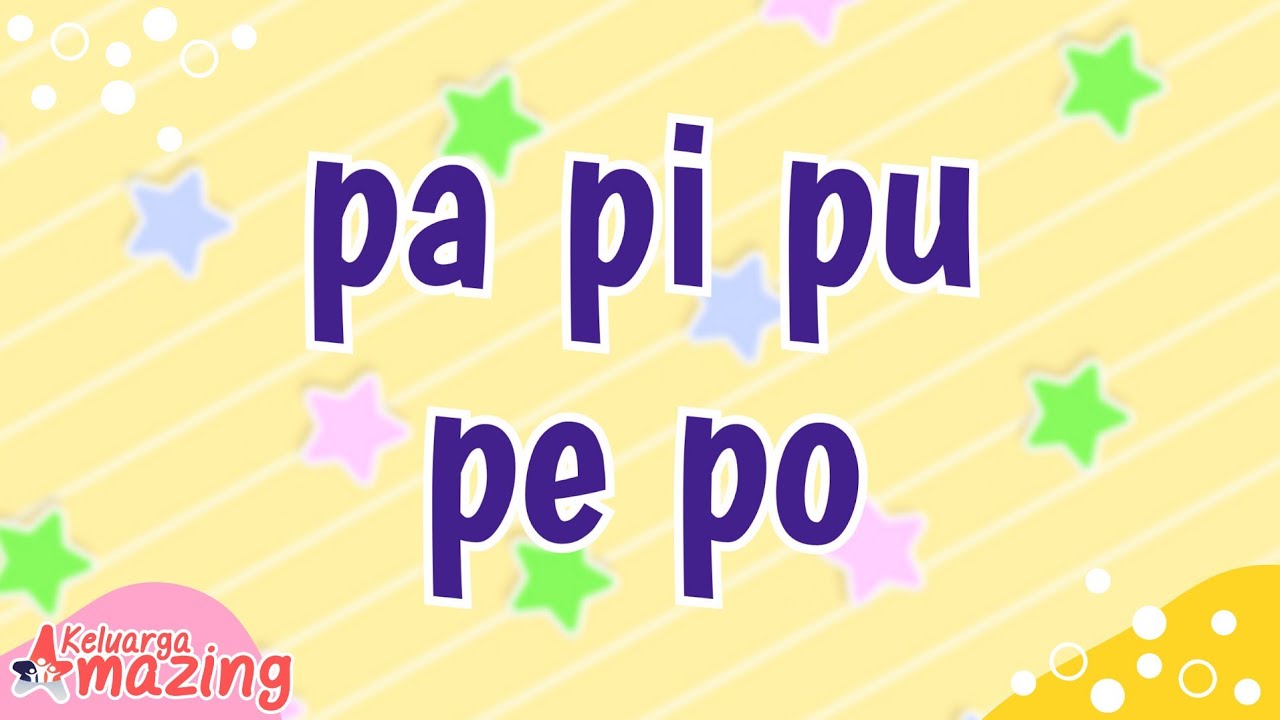 Belajar mengeja 2 Suku Kata PQRST