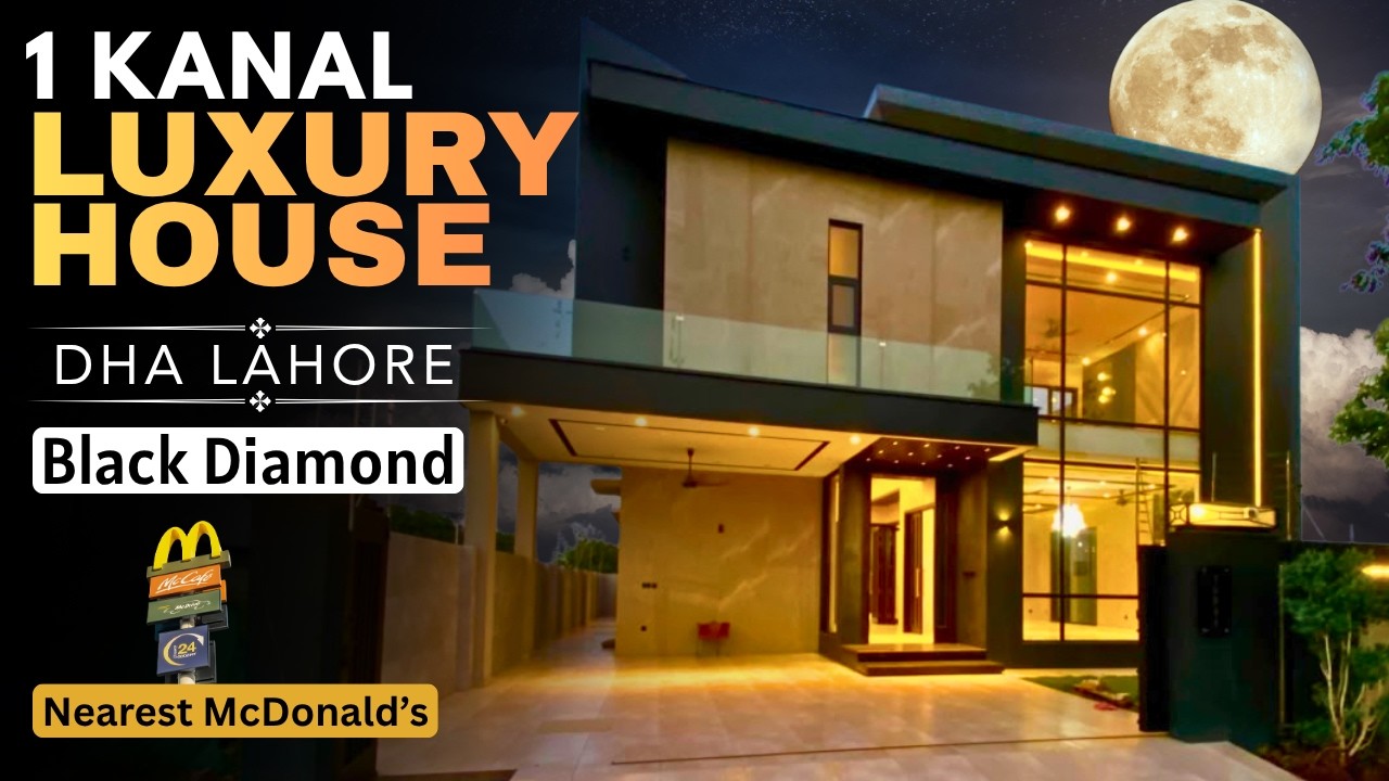 Black Diamond | 1 Kanal Brand New House For Sale In DHA Phase 7 | Nearest McDonald's