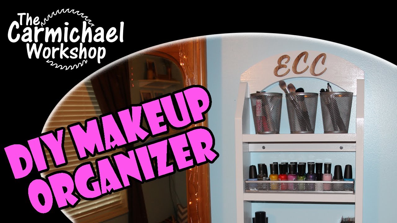 How to Make a Simple DIY Makeup Organizer