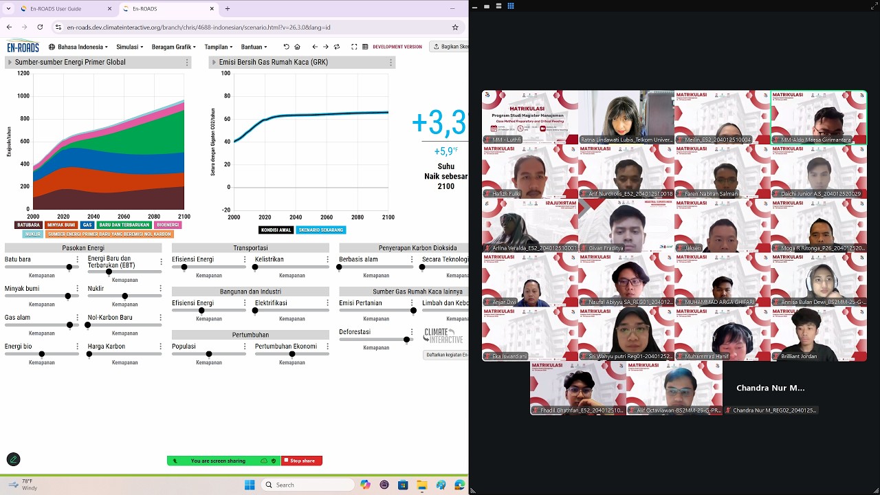 20 Jan 2026 En-ROADS Simulator Workshop: Master in Management Telkom University Matriculation Course