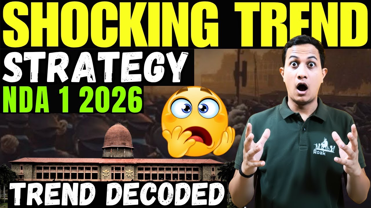NDA Shocking Trend🤯| New Strategy😱 for NDA 1 2026| Ace in your 1st Attempt✅