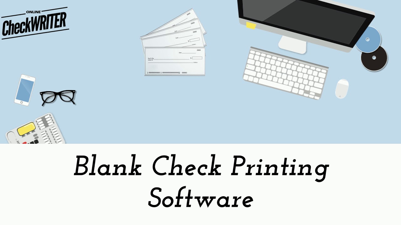 Blank Check Printing Software - It can print check on blank check stock paper.