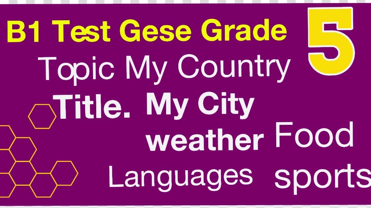 b1test uk trinity college | topic | my country |#food #weather #my city #sports #languages