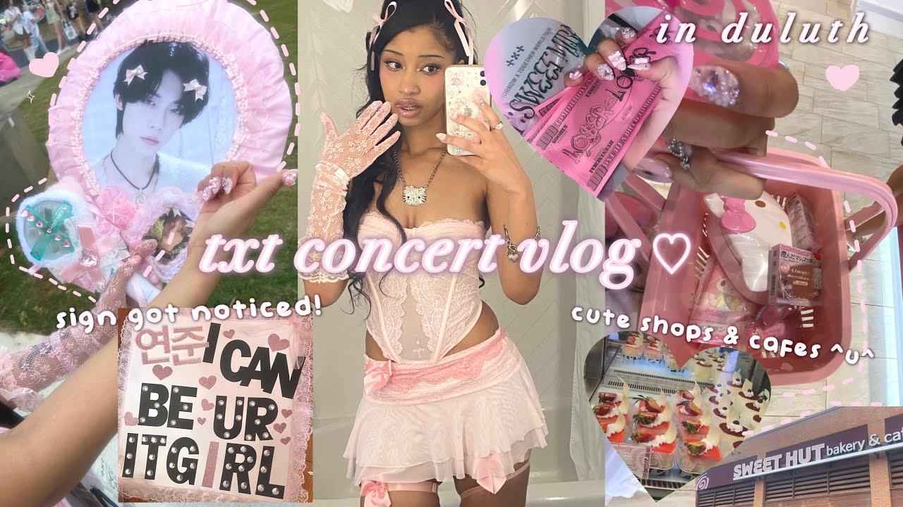 Видеоблог с концерта TXT ♡ VIP-дни 1 и 2 в Дулуте! (магазин K-Pop, шопинг в J-Beauty, милые кафе ♡)