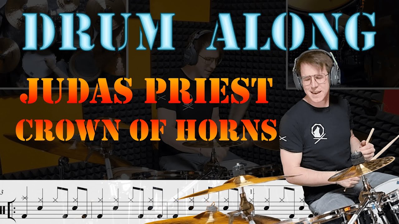How to Drum: Judas Priest - Crown of Horns (DrumAlong)